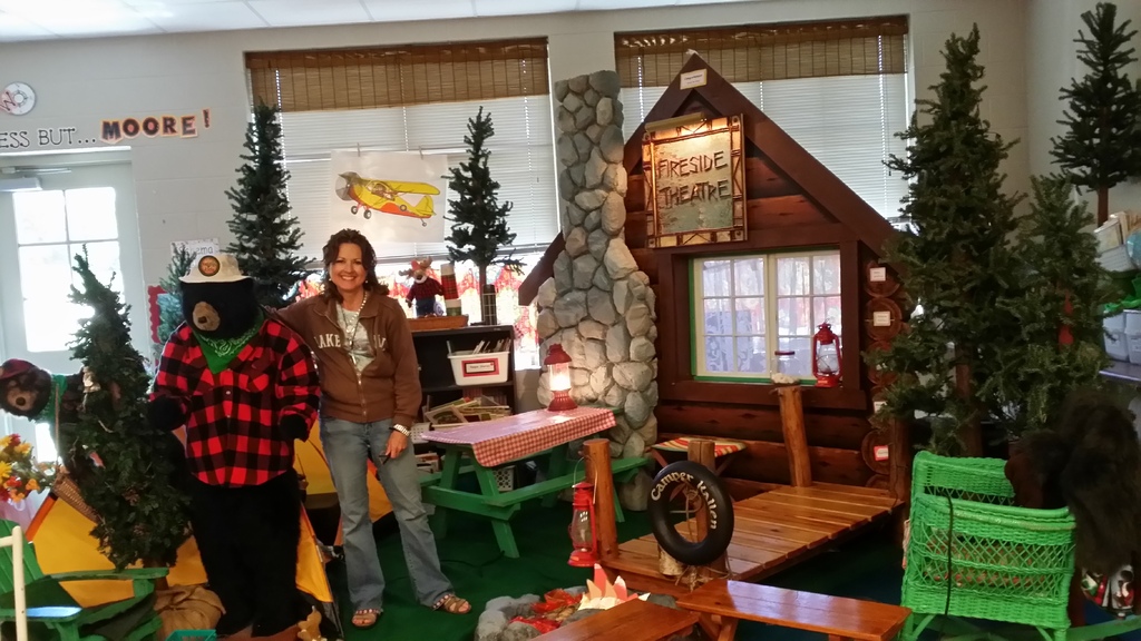 Debby Moore in her Camp Kids classroom